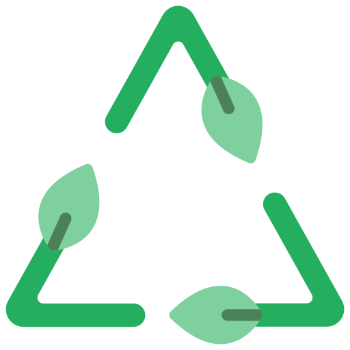 Recycle symbol Basic Miscellany Flat icon