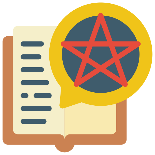 Spell book Basic Miscellany Flat icon