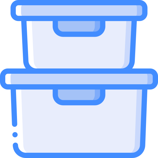 Containers Basic Miscellany Blue icon