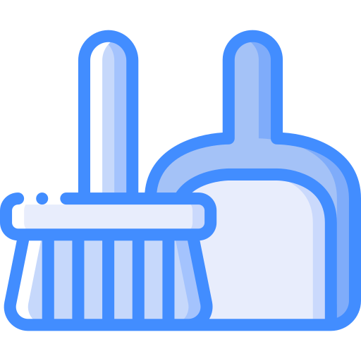 Dustpan Basic Miscellany Blue icon