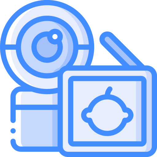 Baby monitor Basic Miscellany Blue icon