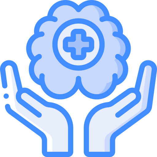 メンタルヘルス Basic Miscellany Blue icon