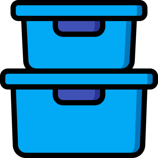 Containers Basic Miscellany Lineal Color icon