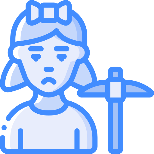 児童労働 Basic Miscellany Blue icon