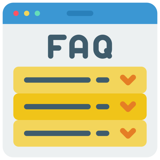 preguntas más frecuentes Basic Miscellany Flat icono