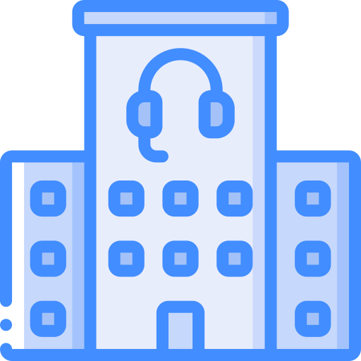 call center Basic Miscellany Blue icon