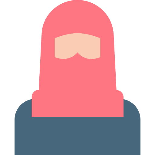 Muslimah Generic color fill icon