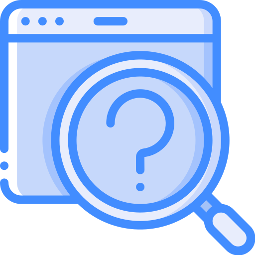 faq Basic Miscellany Blue icon