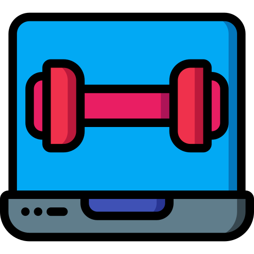 Fitness app Basic Miscellany Lineal Color icon