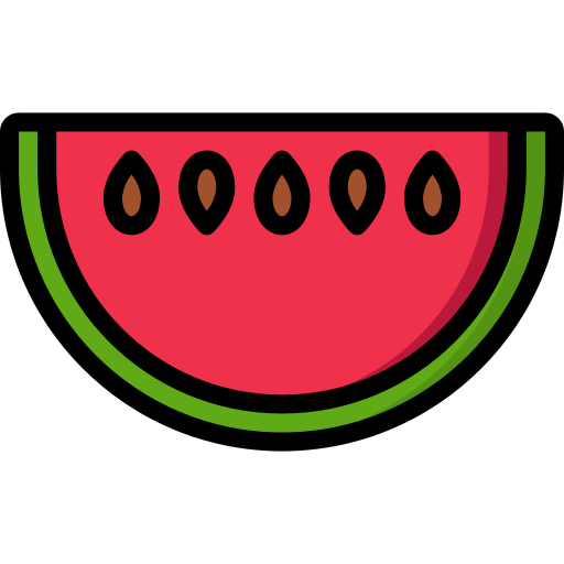 Watermelon Basic Miscellany Lineal Color icon