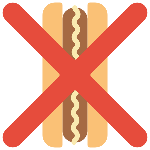 hot dog Basic Miscellany Flat icona