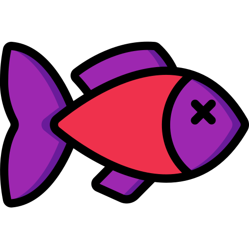 물고기 Basic Miscellany Lineal Color icon