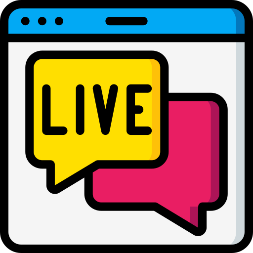 chat en vivo Basic Miscellany Lineal Color icono