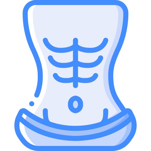 복근 Basic Miscellany Blue icon