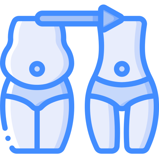 gewichtsverlust Basic Miscellany Blue icon