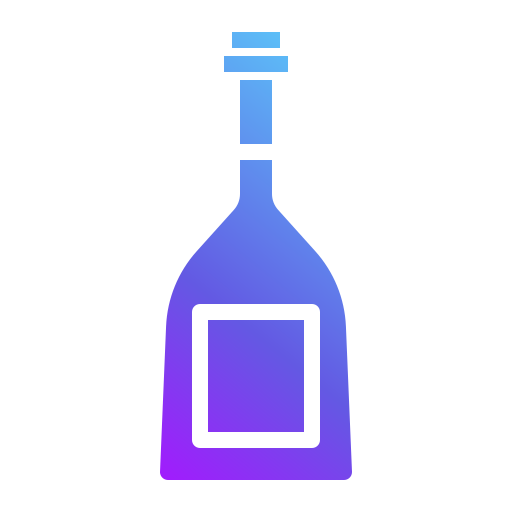 bottiglia Generic gradient outline icona
