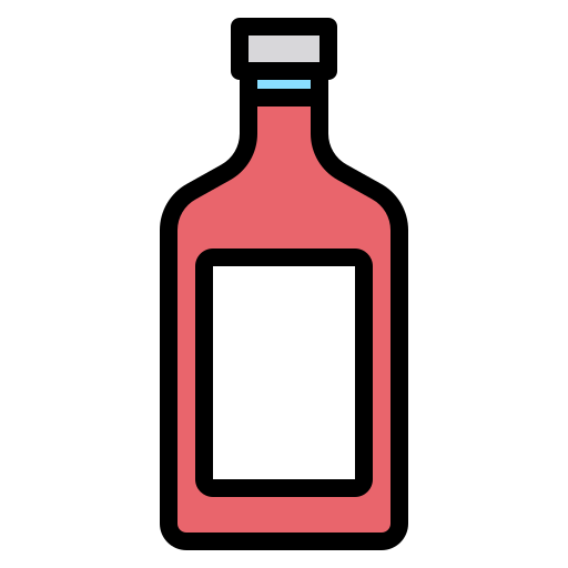 alcohol Payungkead Lineal Color icono