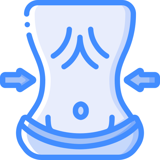 허리 Basic Miscellany Blue icon