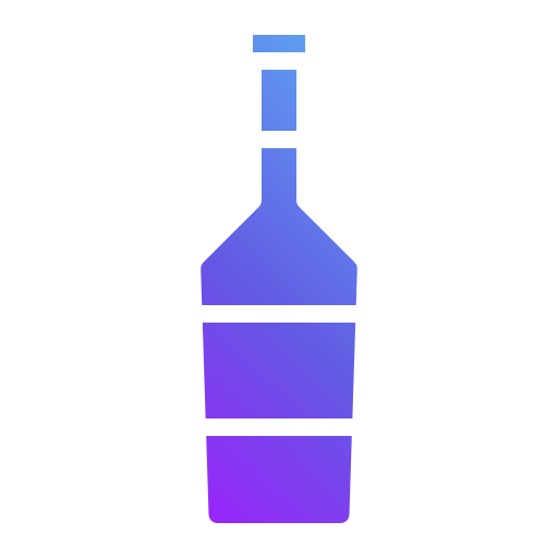 fles Generic gradient outline icoon