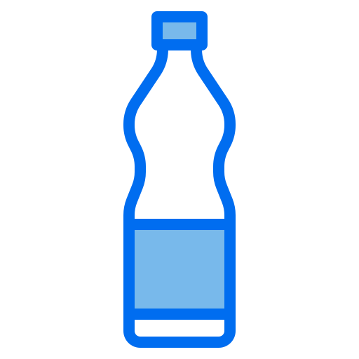 Plastic bottle Payungkead Blue icon