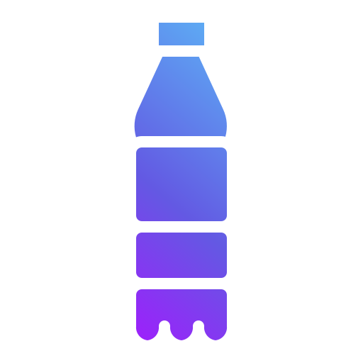 Plastic bottle Generic gradient outline icon