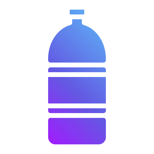 garrafa de plástico Generic gradient outline Ícone