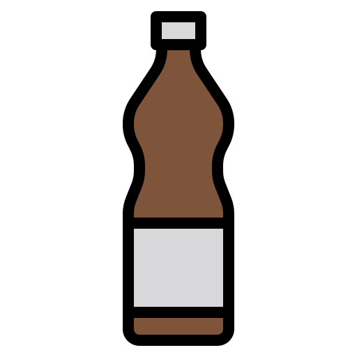 plastikowa butelka Payungkead Lineal Color ikona