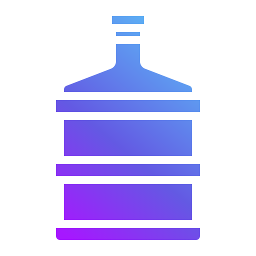 bouteille d'eau Generic gradient outline Icône