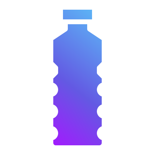 plastic fles Generic gradient outline icoon