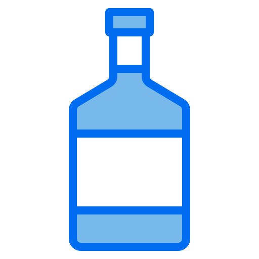 Bottle Payungkead Blue icon