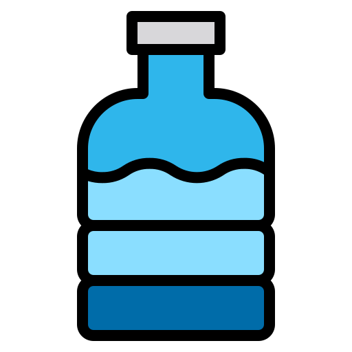 Water bottle Payungkead Lineal Color icon