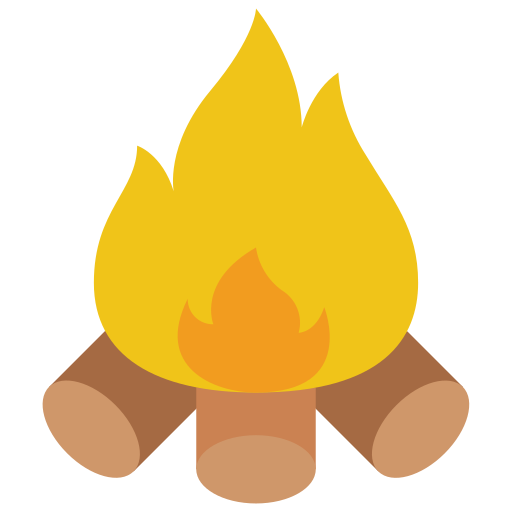 Campfire Basic Miscellany Flat icon