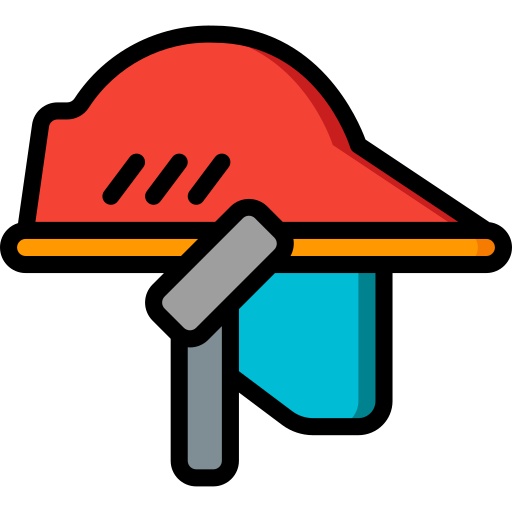 feuerwehrhelm Basic Miscellany Lineal Color icon