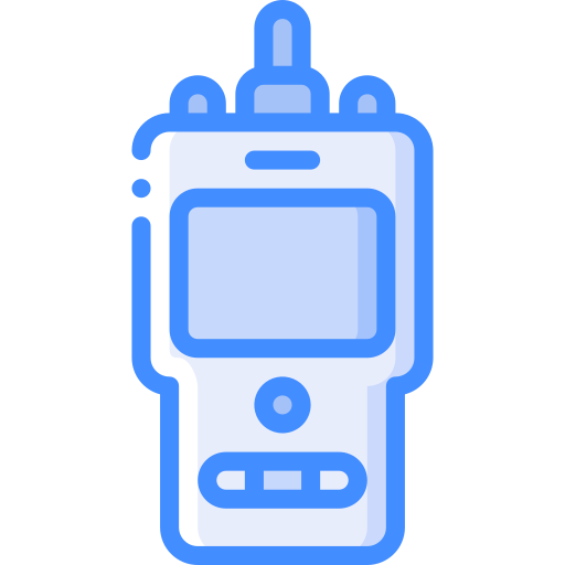 walkie-talkie Basic Miscellany Blue icono