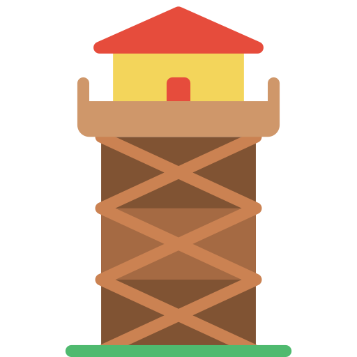 タワー Basic Miscellany Flat icon