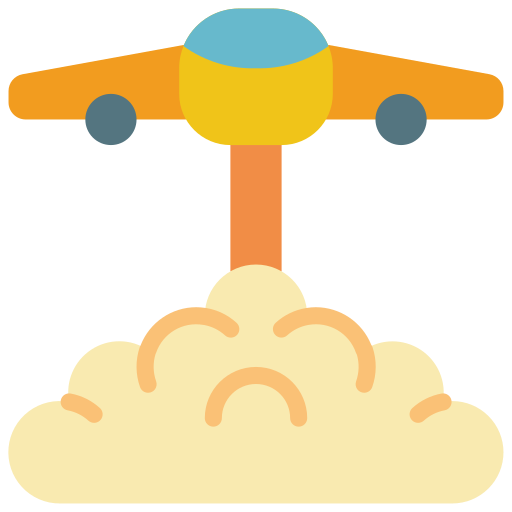 avión Basic Miscellany Flat icono