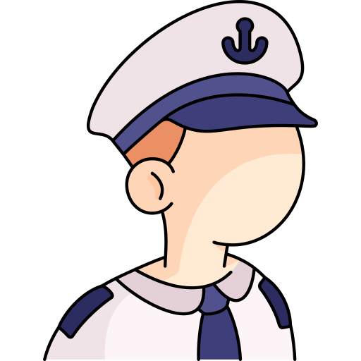 capitaine Generic color outline Icône