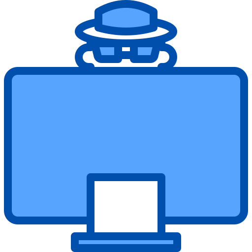 ハッカー xnimrodx Blue icon