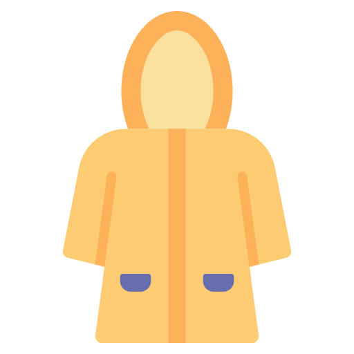 Raincoat Good Ware Flat icon