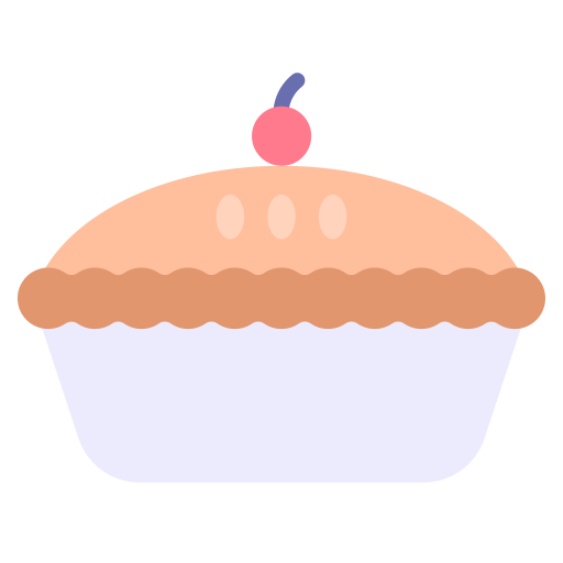 torta di mele Good Ware Flat icona