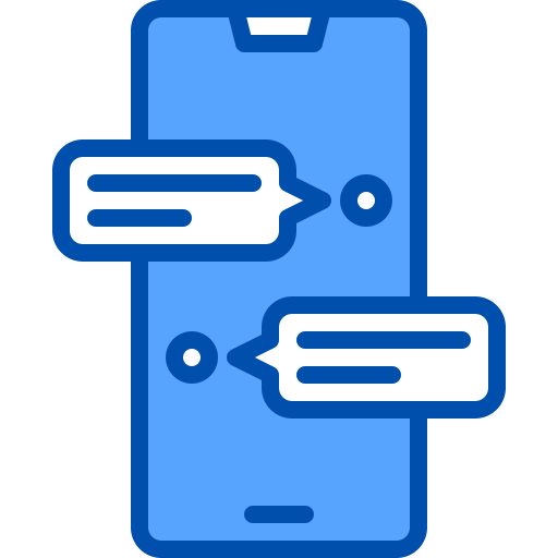 채팅 풍선 xnimrodx Blue icon