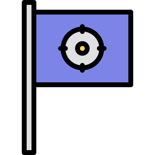 bandera xnimrodx Lineal Color icono