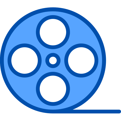 Film reel xnimrodx Blue icon