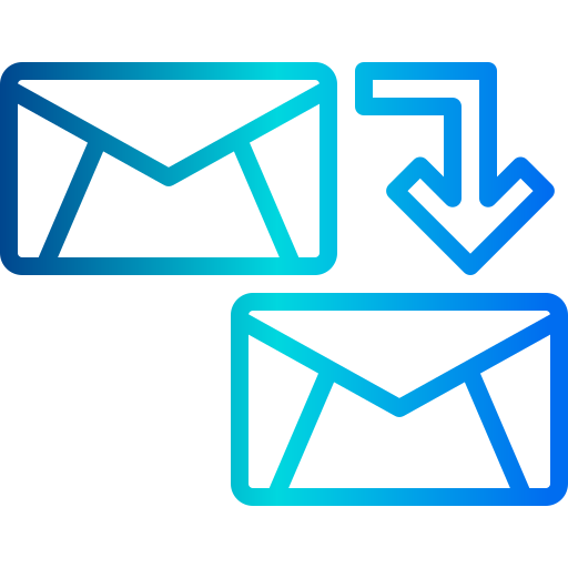 Mail xnimrodx Lineal Gradient icon