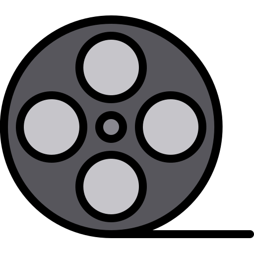 Film reel xnimrodx Lineal Color icon