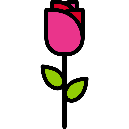 róża xnimrodx Lineal Color ikona