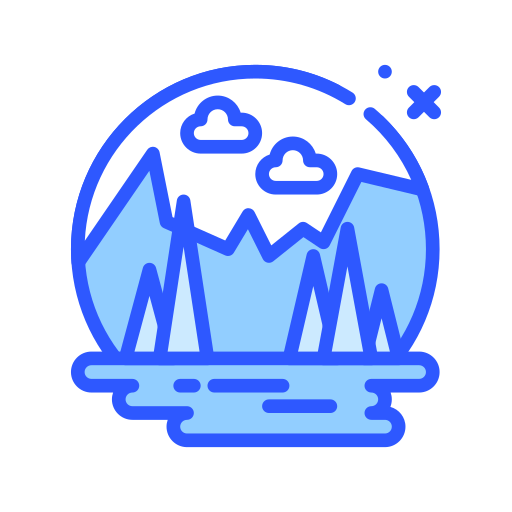 montañas Darius Dan Blue icono