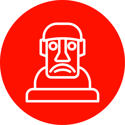moai Generic color fill icona