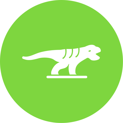 공룡 Generic color fill icon