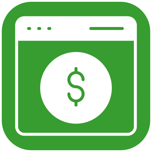 Online money Generic color fill icon